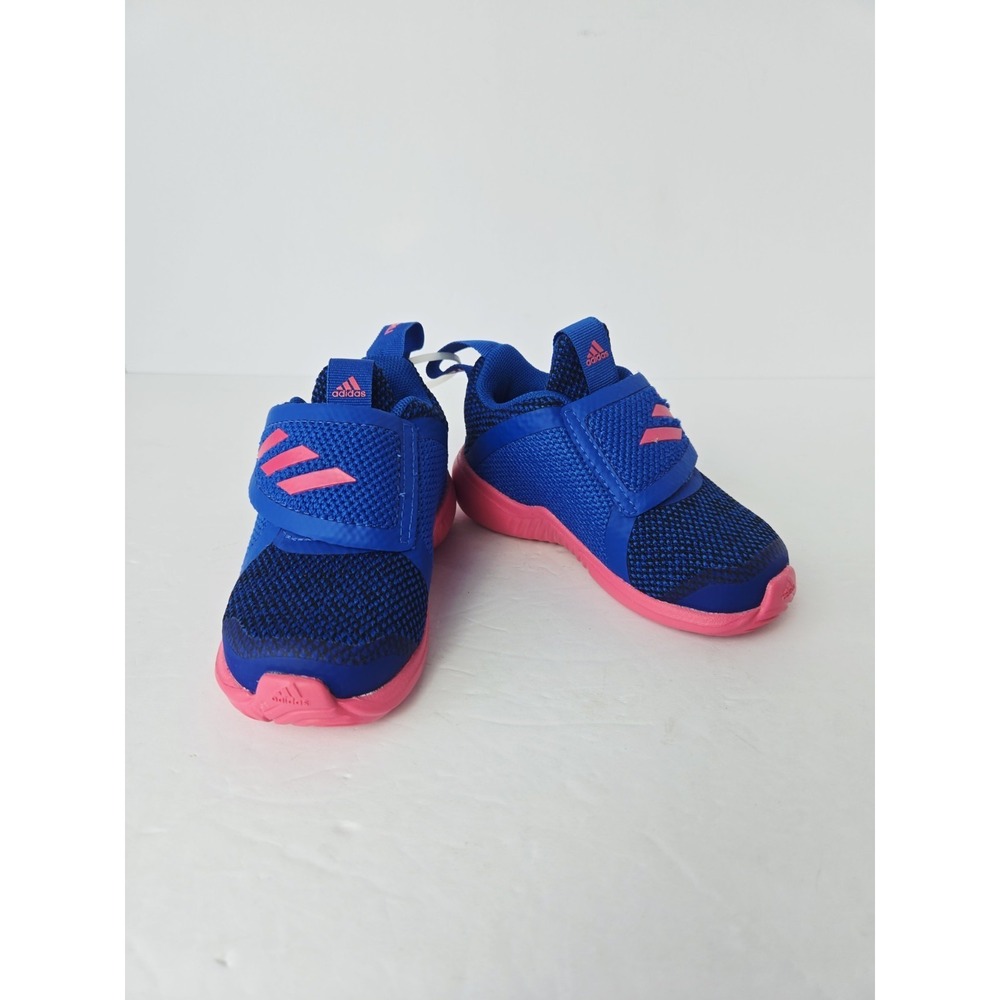 Adidas Kid's Ready Steady Girl Walking Shoe blue Pink 6K US Toddler NWOT